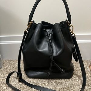 Large Madewell leather tote